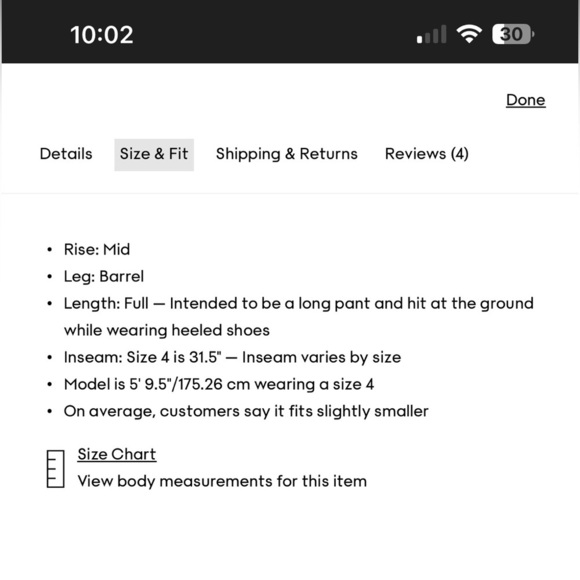 NWT - TNA “ Groundwork pant” size 4 - Picture 6 of 6